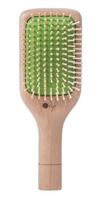 Large massage comb made of natural beech O'right Paddle Brush