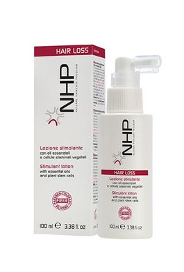 Стимулюючий лосьйон-спрей проти випадіння волосся NHP, 100 мл, Все типы волос, От выпадения волос