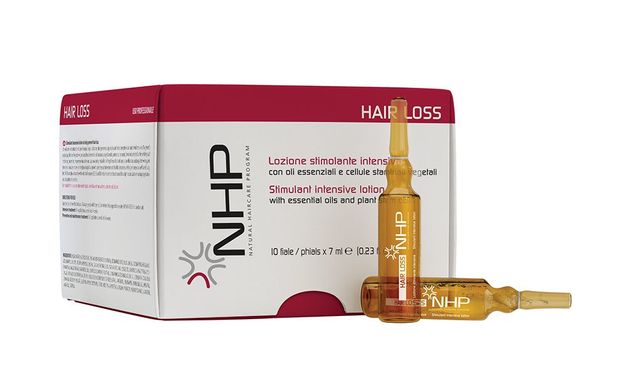 Активний стимулюючий лосьйон проти випадіння NHP, 10 ампул, Все типы волос, От выпадения волос