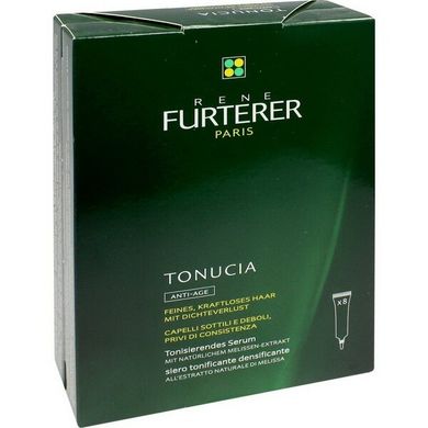 Сыворотка Тонусия для придания волосам толщины и тонуса Rene Furterer, 8*8мл, Тонкие, Антивозрастное