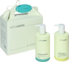 Набір засобів для волосся whocares Hair Care Set Balancing Shampoo x Conditioner 2.0 300 + 300 мл
